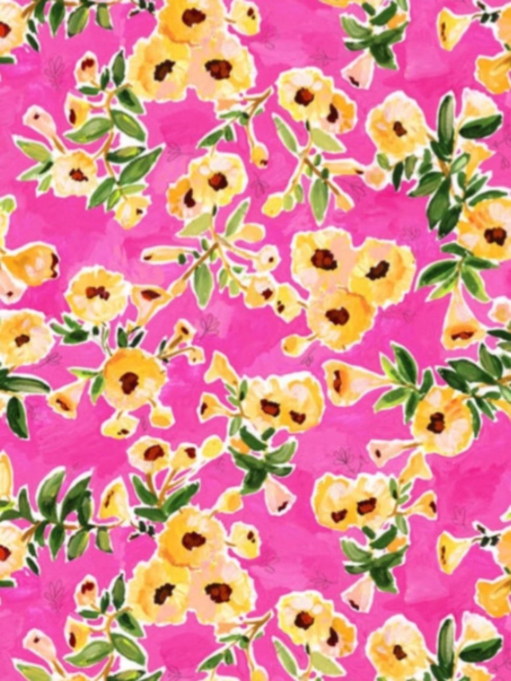 Pink Camilla’s Flores - Vive Mexico- Dear Stella FQ - cotton